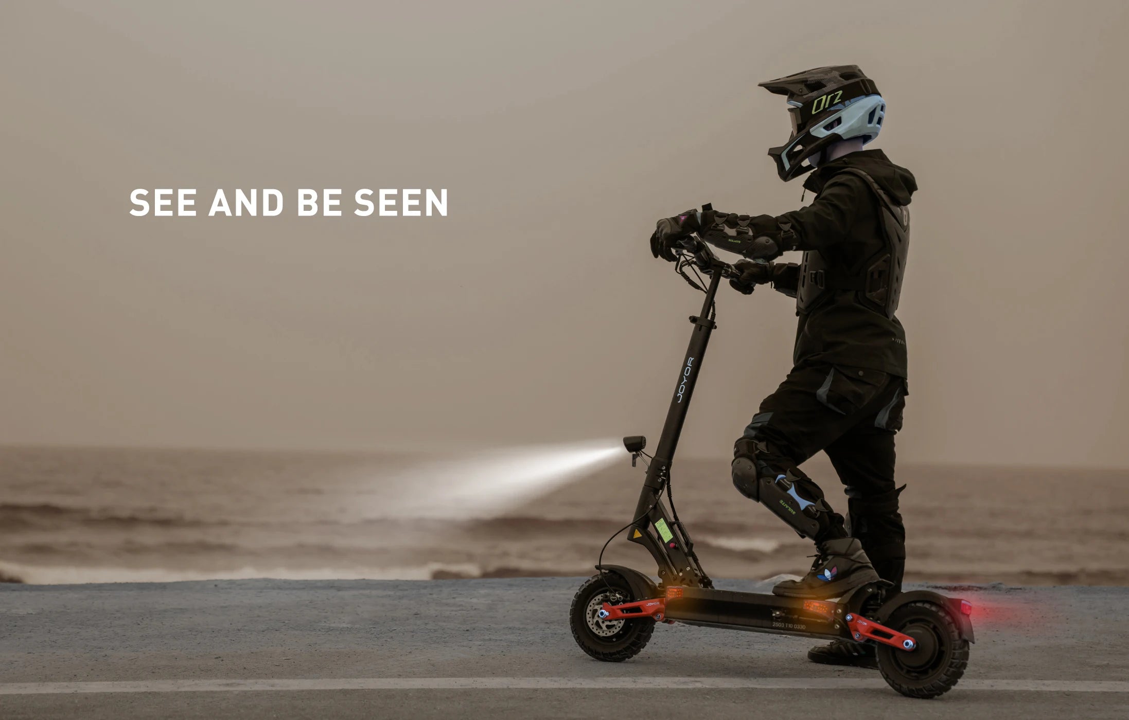 JOYOR T10 Folding Electric Scooter, Dual 1000W Motor, 10 inch Off-road Adults E-scooter with 60V 18Ah Battery