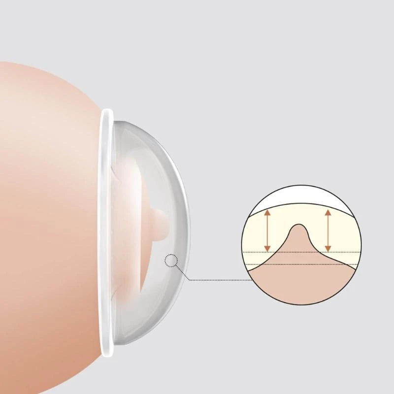 Breast Shells Breast Milk Saver for Breastfeeding Relief Silicone Breastmilk Collector Nursing Cups for Overflow Milk