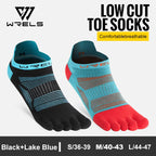 WRELS Toe Socks Running Socks for Men Women Athletic Breathable Five Finger Socks High Performance Athletic  Five Toe Socks