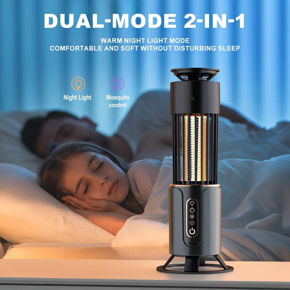 Mosquito Killer Lamp Insect Fly Trap Camping Light Usb Charging Timing Electric Mosquito Swatter Outdoor Insect Killer Repellent