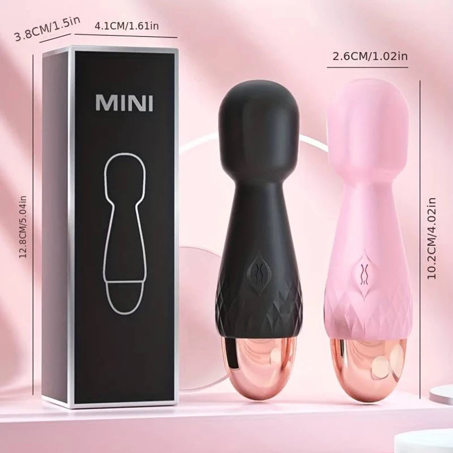 Mini Powerful Silent Personal Silicone Sex Toys for Women Vibrator AV Stick Adult Female Dildo Massage G Spot Vibrator Adult 18