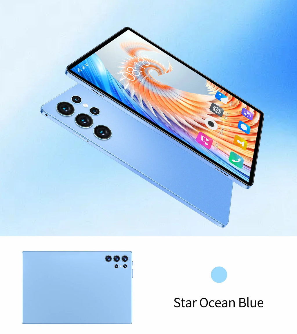 2025 New Upgraded Pad 10.1 Inch Android Tablets Octa Core 6GB RAM 128GB ROM Dual Network WiFi Dual Cameras Tablet PC 6000mAh