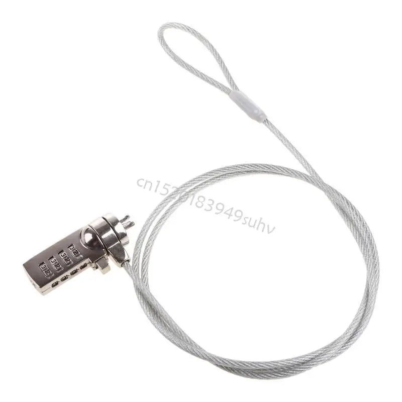 Laptop 4 Digit Combination Security Lock Cable Chain Anti-Theft Lock Replacement Q81E