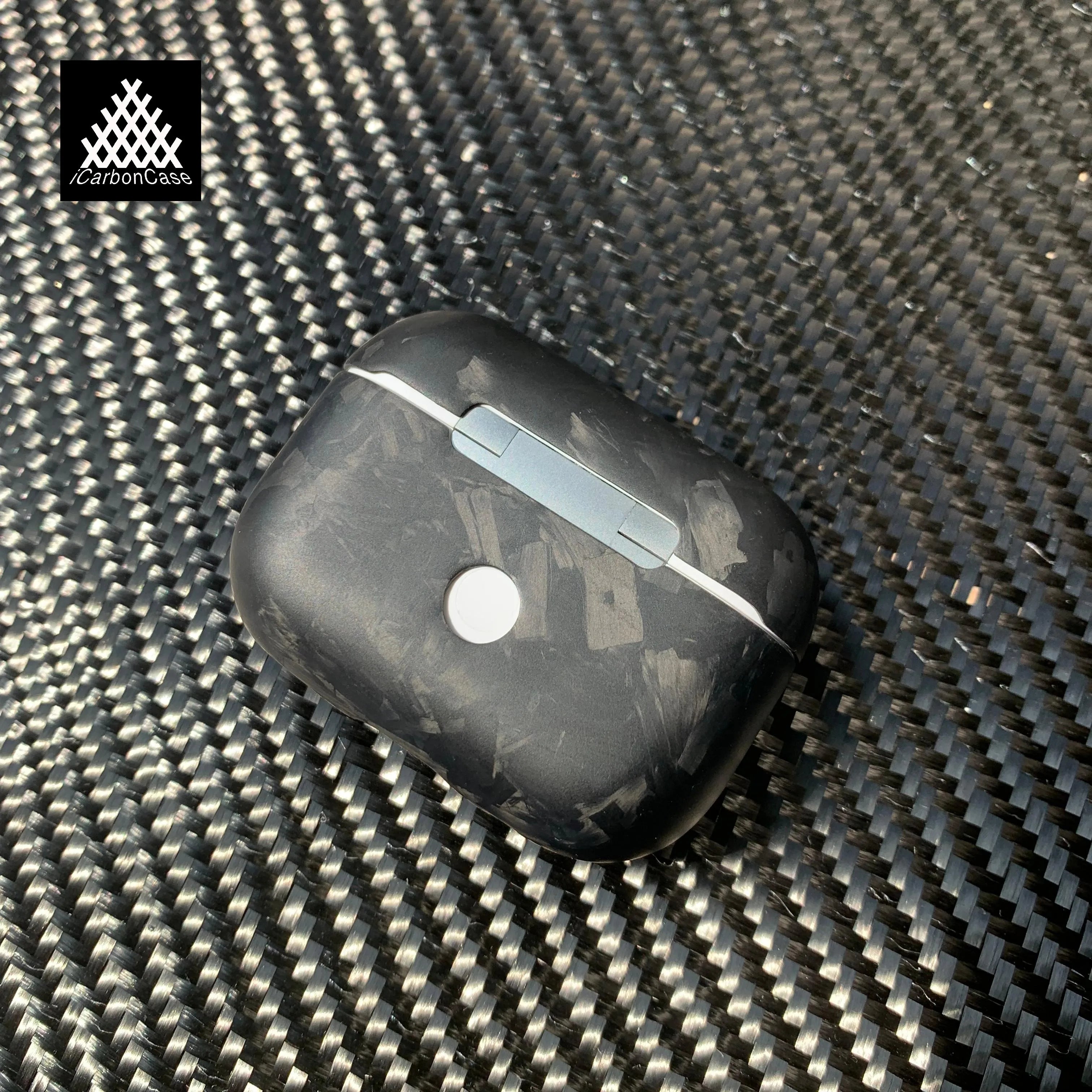 Matte Real Forged Carbon Fiber Case for Apple AirPods Pro 3 2 1 Airpods 3 4 Gen Light Protective Cover for Airpod Pro2 Earphone