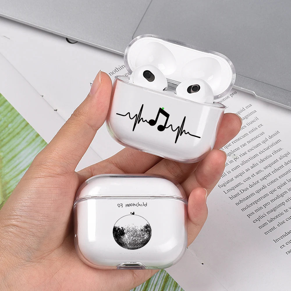 Hard Plastic Case for AirPods Pro 2 USB C Case for airpods 3 2 1 Case Transparent Cover for airpod pro 3 funda Air Pods 3 Coque Image secondaire du produit