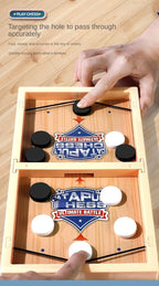 Fast Sling Puck Game Slingshot Chess Table Chess Puzzle Party Game Adult Child Family Game Desktop Battle Board Games