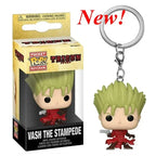 2026 Funko Keychains Ranger Red Blue Pink Minion Kevin Otto Stuart Spider Spot Vash Ahsoka Inuyasha Homer Sam Sally Figure Toys