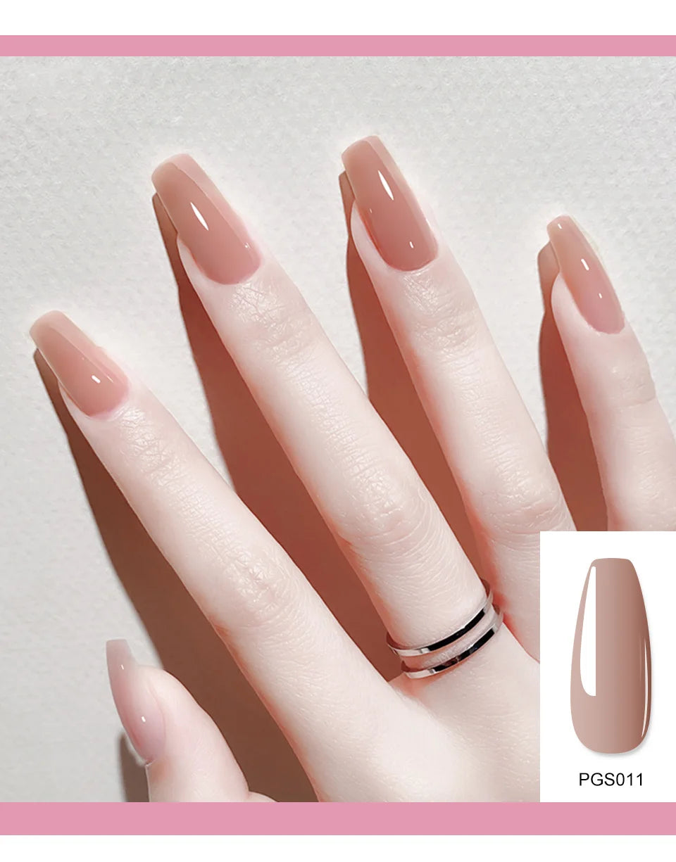 Poly Nail Gel Full Set With 6W LED Lamp Nail Set For Beginner Nail Tips Art 3D Design Decoration Extension Manicure Tools Kit