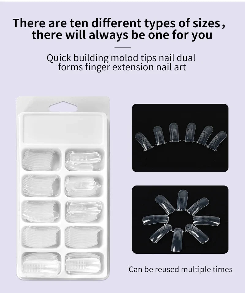 Nail Polish Kit Acrylic Nail Kit Poly Nail Gel Set With Nail Lamp Nails Extension Glitter Gel UV Building Gel Manicure Tools Set