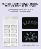 Nail Polish Kit Acrylic Nail Kit Poly Nail Gel Set With Nail Lamp Nails Extension Glitter Gel UV Building Gel Manicure Tools Set