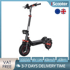 iScooter iX5S EScooters 48V15Ah Battery 1000W Motor EABS Braking System Electric Scooter 11" off-road Tire Aldult City E-Scooter