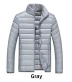 UETEEY Autumn Winter New Ultra Light White Duck Down Jacket Men Waterproof Casual Outdoor Portable Lightweight Male Padded Coats