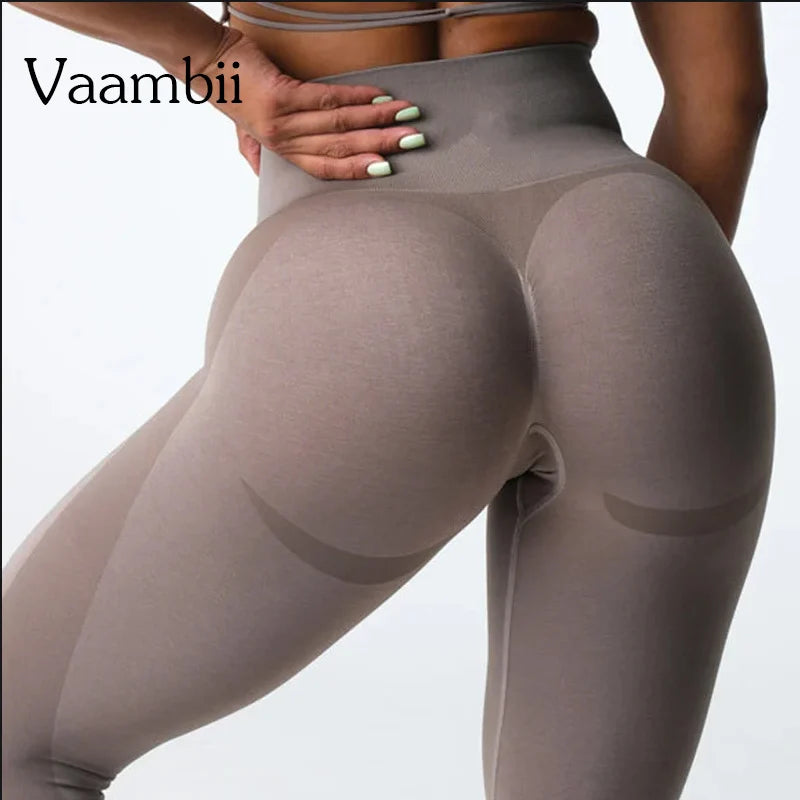Workout Leggings For Women Fitness Yoga Pants Seamless Sport Tights Scrunch Butt Legging Gym Pantalones De Mujer Active Wear Image principale du produit