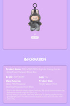 POP MART Labubu THE MONSTERS Big into Energy Series-Vinyl Plush Pendant Mystery Box Guess Bag Toys Doll Cute Anime Figure