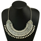 Multi-style Vintage Coin Choker Necklace for Women Boho Afghan Ethnic Gypsy Native Tribal Dress Turkish Pakistan Indian Jewelry