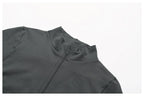 Women's Zipper Crop Sports Jacket Long Sleeve Yoga T-Shirt Solid Quick Dry Fitness Top Gym Running Workout Sportswear