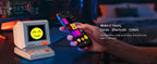 Divoom MiniToo Retro Bluetooth Speaker Portable Pixel Display Music Box Retro Computer Style Speaker Gift