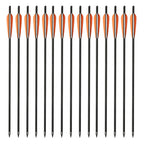 Carbon Crossbow Arrow with Replaced Arrowhead, Archery Bolts, Shooting Accessories, Hunting, ID8.8, OD7.6, 20"