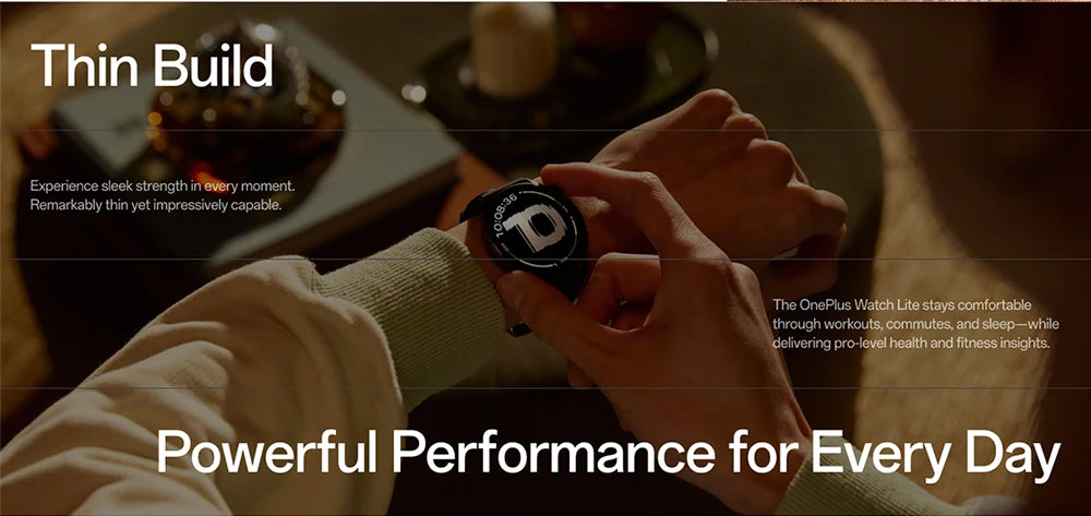 Global Version OnePlus Watch lite SmartWatch,1.46 inches Display,59g,10 Days of Reliable Power,Heart Rate,Blood Oxygen Monitorin