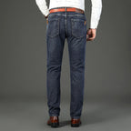 Wthinlee 8 Models Spring Autumn Business Jeans Men Casual Straight Stretch Fashion Classic Work Denim Trousers Brand Clothing