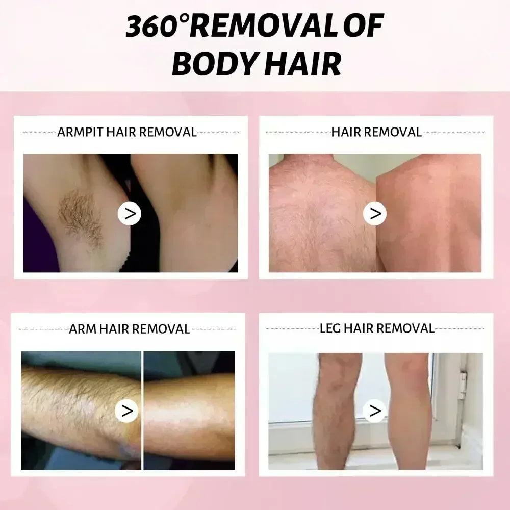 Permanent Hair Removal Spray Dissolves Hair Instantly Sprays On Effortlessly Gentle on Skin Pain-Free Long-Lasting Results