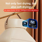 Portable Electric Dryer Multifunctional Dryer Foldable Timed Fast Drying Low-noise Warm Air Heating Clothing Care Mini Dryer