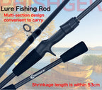PHISHGER Spinning Baitcasting Travel Carbon Mini Goods For Fishing Rods Casting Weight 5-30g M Fast Ultralight Lure Trout Pole