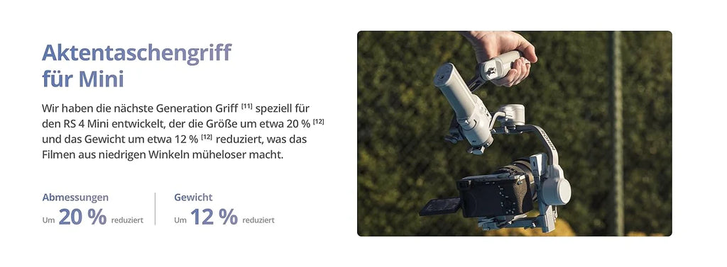 DJI RS 4 Mini Handheld Gimbal Stabilizer For Sony A7/ ZV Camera And Smartphones Intelligent Tracking