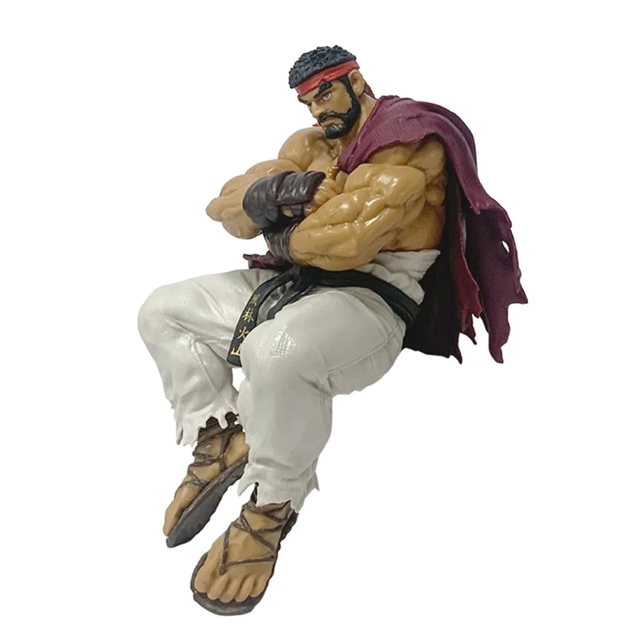 14cm Street Fighter 6 Anime Game Figure Ryu Action Figure Noodle Stopper Ryu Figurine Room Decorations PVC Collection Model Toys