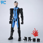 9L3D Superhero Team Invincible Boy Heroes Action Figure Lucky13 Dummy13 Multi-Colored T13 Multi-Jointed Collectible Toys Titan13