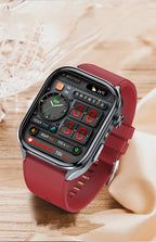 New Health Watch Uric Acid Blood Pressure Blood oxygen Body Analysis Body Fat SmartWatch ECG+PPG Bluetooth call Clock Women Men