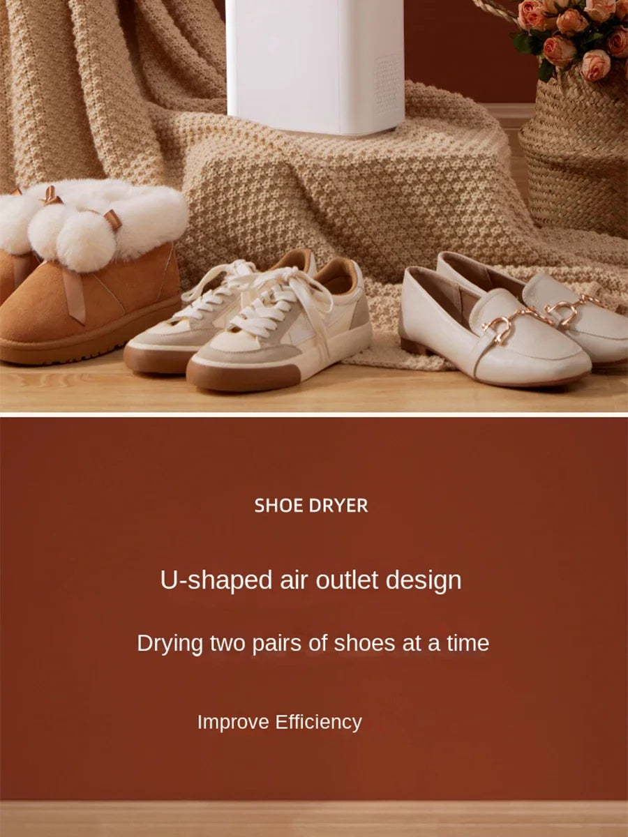 220V Shoe Dryer Electric Timing Dryer Retractable Fast Drying UV Sterilization Household Travel Foldable Shoes Boot Socks Gloves