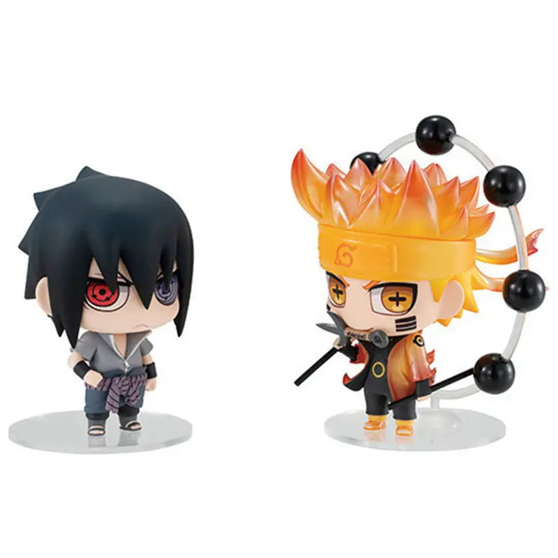 Anime Naruto Action Figure Naruto Sasuke Kakashi Itachi Model Toys Desktop Ornament Decoration Gift Boy Girl