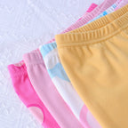 3/4-piece Autumn/Winter Children's Multi-color Combination Fashionable Slim Fit Leggings For Girls Sports And Casual Warm Pants