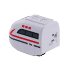 Magnetic Electric Train Car Locomotive Wooden Track Slot Diecast Railway With Two Carriages Train Wood Kid Toy Biro Track