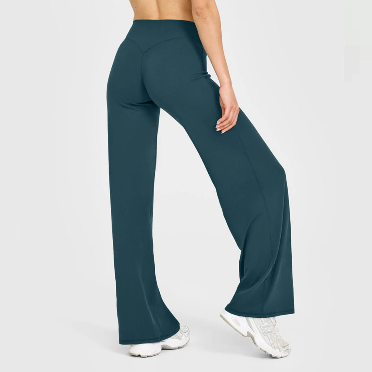 Flared Leggings Straight Leg Leggings Woman Wide-leg Pants Yoga Breathable Fitness Clothing Versatile Casual Pants