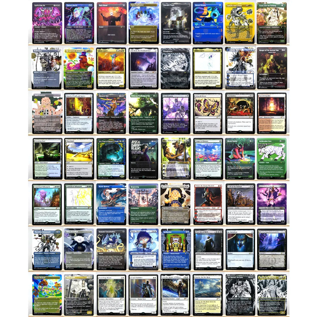 Whole Set TCG Cards for Home Play Proxy magical power9 beta fetch lands VMA dual  shock land The One Ring gathering Sol Ring