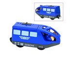 Wooden Train Toys Train Track Magnetic Set Electric Car Locomotive Diecast Slot Fit All Wood Brand Biro Railway Tracks For Kids