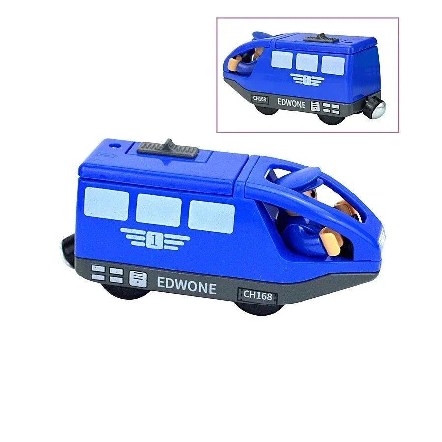 Wooden Train Toys Train Track Magnetic Set Electric Car Locomotive Diecast Slot Fit All Wood Brand Biro Railway Tracks For Kids