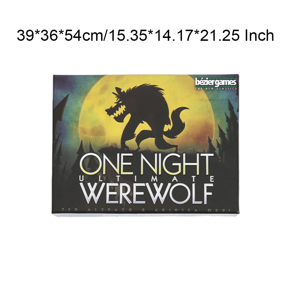 Board Games One Night Ultimate Werewolf Game Card Daybreak Vampire Alien Bonus Roles Party Home Playing Cards Paper Game Card