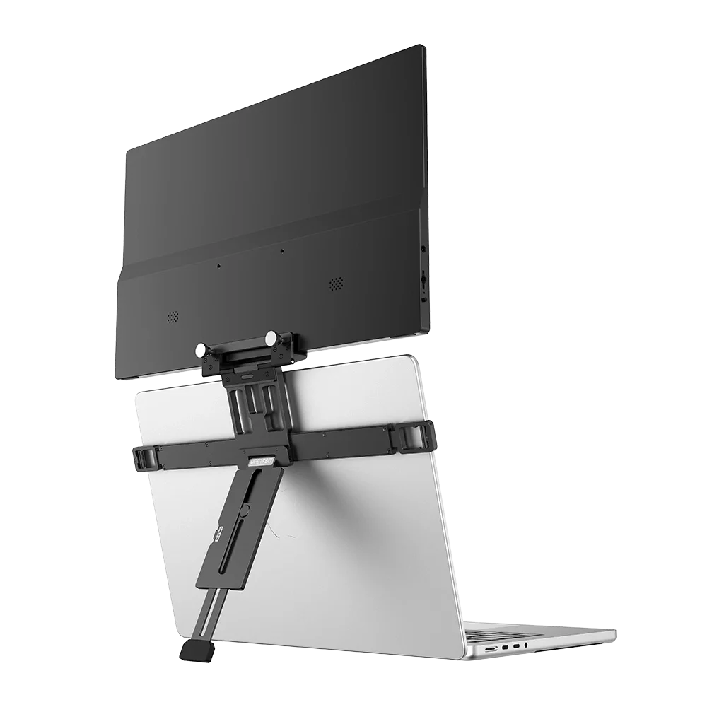 UPERFECT UStand Air Floating Stacked Portable Monitor Stand for Flexible Dual-Screen Setup Adjustable Aluminum Clamp For Laptop Image principale du produit