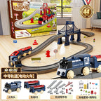 44Pcs/set Electric Train Track Sets Assembling Rail Train Car Toys Boy Educational Simulation Model Christmas Birthday Gift