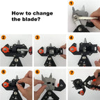 Multi-functional Garden Trimmer Pruning Seedlings Grafting Scissors Fruit Tree Grafting Machine Portable Gardening Tools