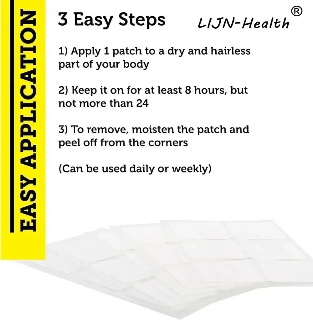 30 Patches Methylene Blue Transdermal Patches With NAC, Vitamin  B3 & L-Theanine, Brain & Mitochondrial Support