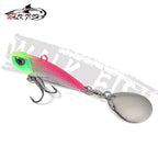 WALK FISH 7g 11g 15g 21g Spinner Bait Metal VIB Fishing Lure Rotating Tail Vibration Sequins Japan Wobbler Trolling Bait Pesca