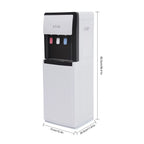 Modern White Bottom Loading Water Dispenser Hot/Cold Water Cooler Dispenser with Anti-Scalding Design for Offices Homes Gyms