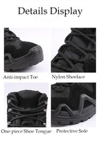 Men Casual Hunting Ankle Boots Outdoor Tactical Hiking Man Boot  Hunting Work Boots for Motorcycle Shoes Botas Militares