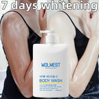 Whitening Body Wash Shower Gel Deep Cleansing Removing Dirt Dead Skin Oil Control Even Skin Tone To Lighten Pigmentation 500ml