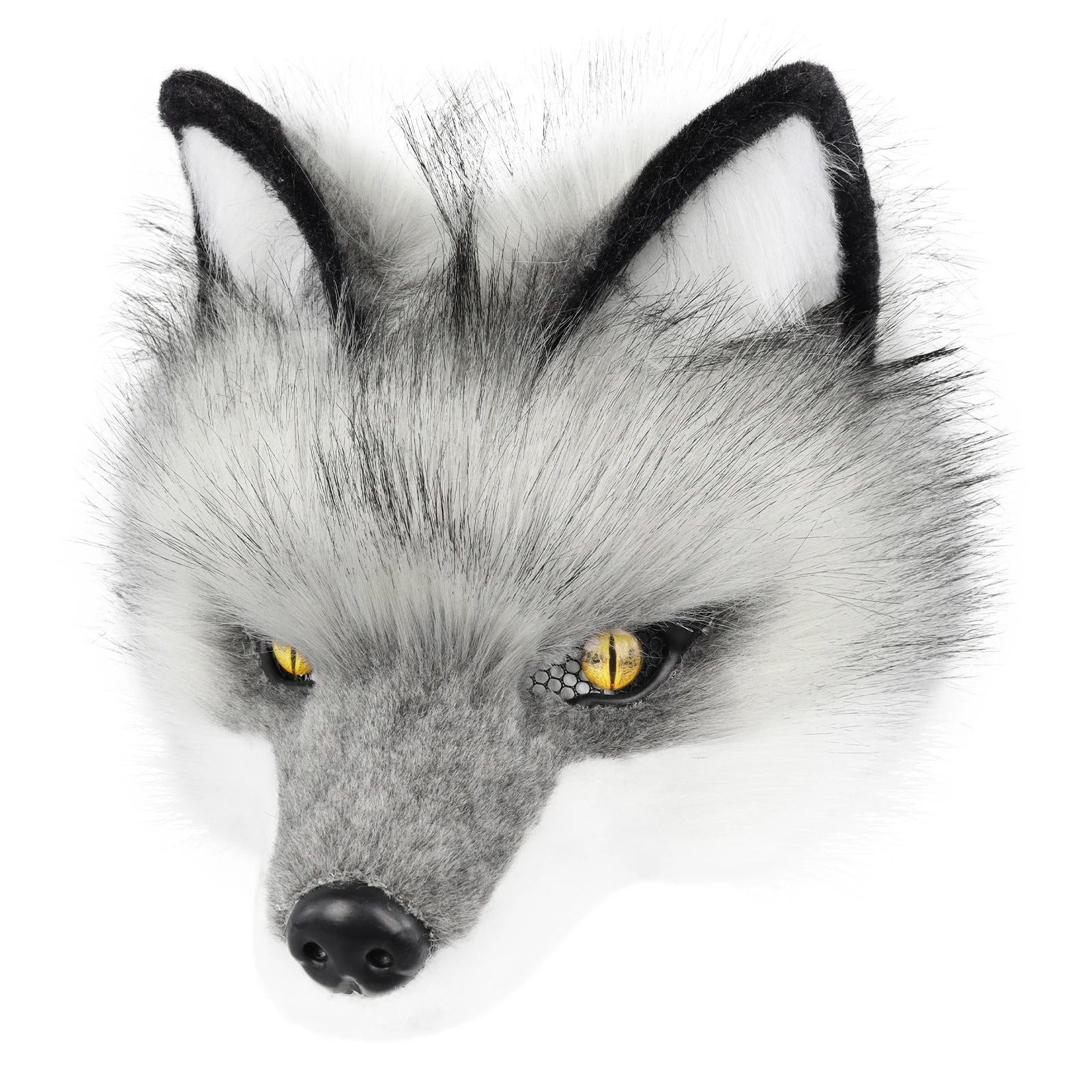 Wolf Mask Half Face Animal Dog Fox Werewolf Masks for Halloween Party Cosplay Costume Props