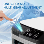 Quiet 3-Speed Portable Air Conditioner Mini Evaporative Cooler Humidifier for Bedroom